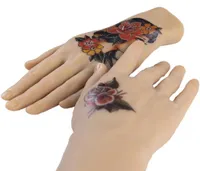 Simulation hautement quadrimule femelle mannequin body silicone tatouet pratiques r￩elles bijoux de beaut￩ ￠ ongles invers￩s affichage dol