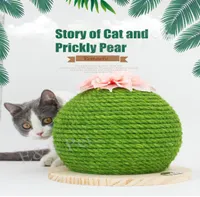 Cat Scratching Board Pricky Pear Funny Toy For Kitten Cactus Fashion Product Nail Pad Sisal Cat Scratcher Game Decoration 220613