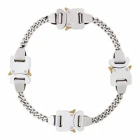 Nuovo 2021 in acciaio inossidabile in titanio 1017 9SM 4 fibbie metalliche Hero Chain Alix Necklace Men Women Accessori giapponese QDEI234H2328
