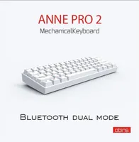 Keyboards Anne Pro 2 RGB Mechanical Gaming Keyboard 60 61 Keys Wireless Bluetooth 50 Gateron Blue Switch Portable Detachab Mini K