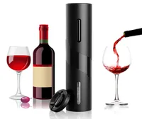 Oplaadbare elektrische wijn kurkentrekker Folie Cutter Set Stopper voor fles Automatisch voor Red Wine Kitchen Accessories Gadget 210319