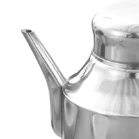 Lagerflaschen 250 ml Leckdacht Haus Essig Behälter Cruet Edelstahl mit Ausgussölspender Küche große Kapazität Silber Kochen