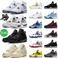 Nike air jordan Hombres Zapatos de baloncesto Jordan1s Jordan4s Retro Jordan 1S 4S 11S Air Jumpman Jorden 1 4 11 Travista de cítricos Scotts Cactus Jack Red Thunder