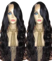 u partie perruques Remy Peruvian Body Wavy Upart Wig Part Side non transformée Virgin Hair U partie Human Hair Wigs for Black Women1850881
