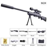AWM M24 Manual Firing Toy Gun Airsoft Blaster Paintball Water Bomb Pistol Silah Armas For Adults Boys Birthday Presents-1