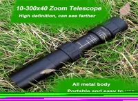 Telescopes 10300x40 Metal Monocular Zoom Portable Powerful Binoculars with Tripod Phone Holder for Camping Travel 221022