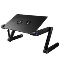 Adjustable Vented Table Laptop Computer Desk Portable Bed Tray Book Stand Multifuctional & Ergonomics Design Tabletop149Z