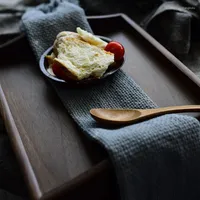 Stół serwetki bawełniane serwetki Tassel ślub szary kuchnia herbaciane ręczniki dekoracje do pieczenia zachodniego jedzenia