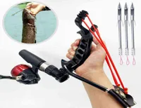 Fishing Metal Wrist Rest Reel Bow Kids Games Arrow Rest Slings Catapult Outdoor Equipment Slings Fishing Toys W2203079310021