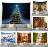 Tapestry Xmas Decoration Wall Hanging Rugs Christmas Tree Fireplace Stockings G2729475