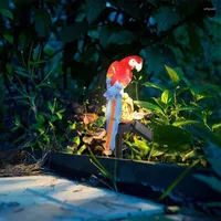 Outdoor Solar Lamp LED Parrot Garden Light Decoration Waterproof Lawn Landscape Outdoors