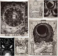 Tapestries Better Quality The Moon Star Tapestry Wall Hanging Astrology Divination Bedspread Beach Mat 95x73150x100150x1307279623