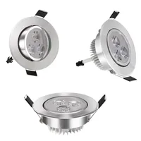 4PCS cool warm white 3W Downlight LED rotatable Recessed Ceiling Light Spotlight Lamp Driver 110V248I