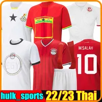 22/23 EGYPT SOCCER JERSEYS M.SALAH #10 TUNISIA MOAMAMED Afryka Południowa Ghana 2022 2023 Schlupp Kudus J.AYEW AIDOO JR. Ayew mężczyzn koszule piłkarskie