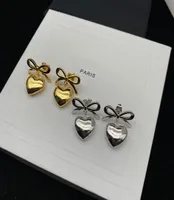 Designer Bow Tie Earrings Stud For Womens Gold Earring Fashion Luxury Silver Earrings Jewelry Women Mens Hoop Earring 2208082D8848934