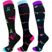 Men&#039;s Socks Men Women Compression For Relieve Muscle Fatigue Maternity Swelling 20-30mmhg Gift Nursing The Old Diabetes