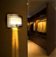 10 Sensore di movimento a LED Light wireless Light Activing Battery Activated Operated Sconce Walls Lights Ship D20289P