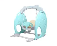 Samengevoegd swing babystoelen kleine binnenspeeltuin voor familie baby's kleuterschool kinderen039s plastic schommels schommelstoel ch
