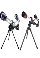 Professionell astronomisk teleskop Barn Studenter Stargazing Monocular Portable HD Moon Space Planet Observation Kids Gift 220