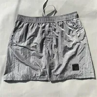 Metal Nylon Dyed Shorts Outdoor Jogging Tracksuit Casual Men Pants Beach Swim Shorts Black Grey Size M-XXL2612