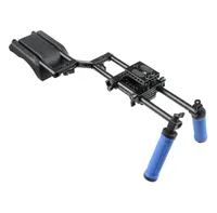 Dubbele handgrip schouderbevestiging Support Rig Kit voor DSLR -camera camcorder itemcode C1139C1750