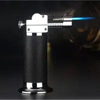 Outdoor BBQ Butane Gas Lighter Torch Turbo Cigarettes Lighters Metal Lighters Smoking Accessories Kitchen Lighters234B