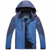 men039s Jackets Brand Jacket Men Waterproof Windproof Hood Breathable Mens And Coats Windbreaker Coat Plus Size 5XL Fleece Clot6869934