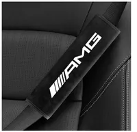Adesivos de carro capa de cinto de segurança ombro anti-arco proteção do pescoço para Mercedes benz AMG C180 C200 C260 C300 Supplies de interiores de carro