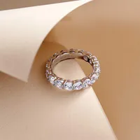 S925 Silver Charm Punk Band Ring mit allen funkelnden Diamanten in 20 Größe für Frauen Hochzeit Schmuckgeschenke haben Stempel Luxusqualität PS8807270Z