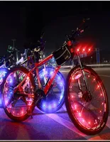Zhangliangliu Bike Lightsホイールライトタイヤ20 LED付きバッテリーパワー7色