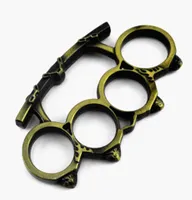 Cabine de mão Xiaomantou Finger Tiger Fist Four Self Defense Designers Ring Metal Brace Legal Copper ZW0i 1 K8ET8161995