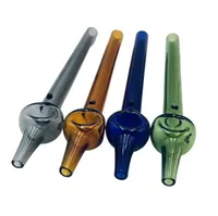 16CM Nectar Collector Colorful Pen Style Nectar Collector Straight Tube Glass Water Pipes Smoking Accessories Dab Straw