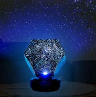 Nocne światła Romantyczne Ster Licht Galaxy Projector Lampa LED Verlichting Voor Kamer Ruimte Planetaire Nachtlampje Holiday Gift5781668
