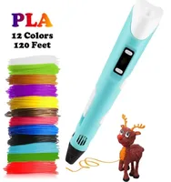 Dikale 3D Printing Pen DIY 3D Pen Pencil 3D Drawing Pen Stift PLA Filament For Kid Child Education Creative Toys Birthday Gifts Y24036480