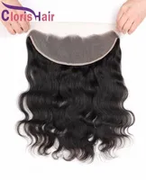 D Pre Plucked Kinky Curly Swiss Lace Frontal Closure Ear To Ear 13x4 Raw Virgin Indian Curly Human Hair Full Frontals Closure Natu7942405