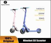 Ninebot No 9 Çocuk Elektrikli Scooter E8 Mavi 612 Yıllık Gençler Katlanabilir Twowheeled Scooter3881366
