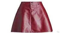 PU Leather Midi Skirt Women Office Skirt Autumn And Winter PU Skirts Suit High Waist Black Skirt Female Plus Large Size 4XL L220716287963