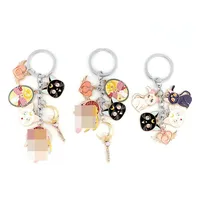 Keychains 10pcs lot J2778 Anime Metal Alloy Pendant Key Chains Ring Gift For Women Men Bag Keychain Keyring Jewelry3239