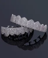 Hip -Hop -Schmuckm￤nner Diamant Dientes Grillz Z￤hne Gold Silber Luxus Designer aus Grill Hiphop Rapper M￤nner Mode Jewlery AC9365922