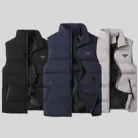PRA-Männerdesigner-Vest Big Triangle Design ausgewählter luxuriöser und bequemer Stoff weich, gesund und tragen resistente Herren Winter warmer Mantel