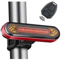 Bicycle Light USB Rechargeable Tail Warning Bike Rear Smart Wireless Remote Turn Signal LED Lantern 2202104240960