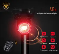 Fahrrad Wireless Antidiebstahl Alarm Sperre Fernbbedienung Hinten Licht Glocke Radfahren Rucklicht Bicicletas Smart Lamp19713084