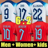 2022 England Maillots de foot Angleterre Coupe du monde KANE MEAD FODEN STERLING RASHFORD MOUNT SANCHO SAKA 22 23 football shirt Hommes Femmes Enfants kit enfant uniformes