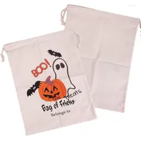 Decorazioni natalizie 19 x14 pollici di halloween Trick or Treat Bags for Kids Reusoble tela decorazione di sacchetti regalo per feste