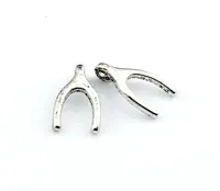 300pcs Ancient Silver Alloy Wismbone Charms Pendants for Bijoux Making Boels Collier and Bracelet 85x155mm A6383116024