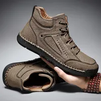 Boots Golden Sapling Classic Winter Fashion Men's Outdoor Shoes for Mountain Trekking Warm Leather Retro Boot Leisure Men 221121