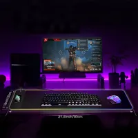Esports Table Pads Thickened Computer Games Competitive Keyboard Pad Magic Atmosphere Llights RGB Wireless Mouse Pad