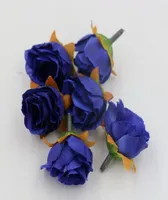 500pcs 7color Tea Rose Flor Head Artificial Flower Wedding Decorating Flowers Za817099865