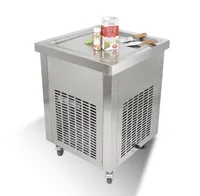 EU USA ETL CEシングルスクエア5252cmパン食品加工装置フライドアイスクリームマシン冷凍ヨーグルトメーカー8440322