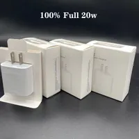 10pc Original Quality 20W PD Type C USB Chargers Fast Charging EU US Plug Adapter Mobile Phone power delivery Quick Charger For iPhone 13 12 11 X 7 Pro Max Plus